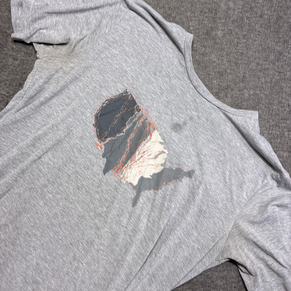 Sitka Graphic Tee Mens XL Gray USA Map Short Sleeve Crew Neck Hunting Distressed